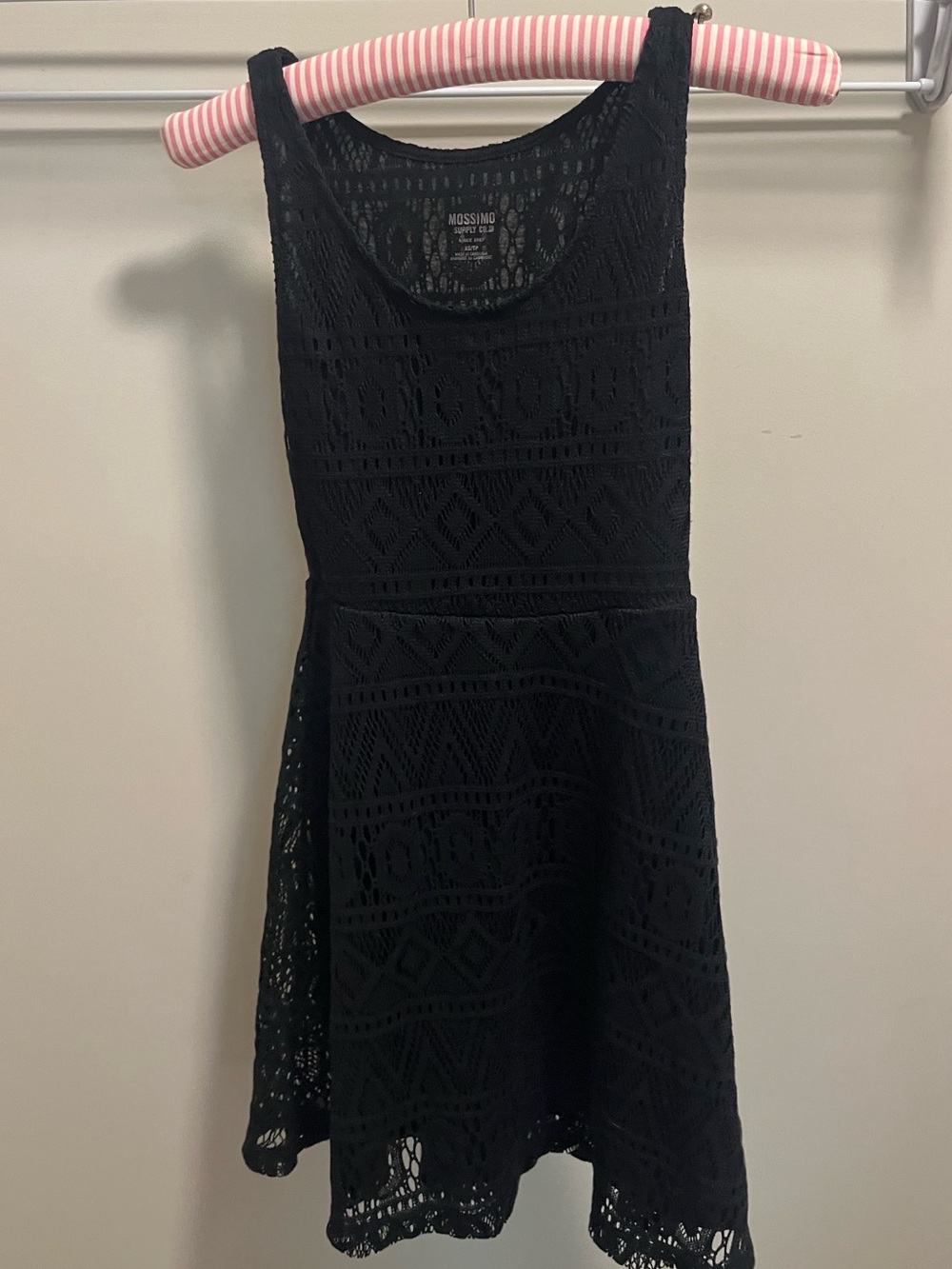 MOSSIMO Black Lace Sleeveless Dress | Junior’s XS